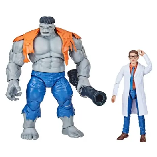 Marvel Avengers Legends Gray Hulk and Dr. Bruce Banner Action Figure Set - 2pk image {3}