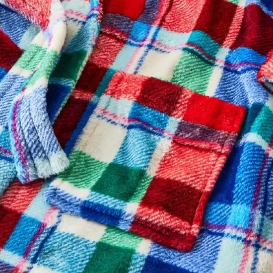 Toddler Boys' Plaid Robe - Cat & Jack&trade; Red image {3}