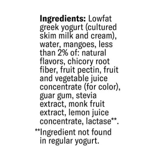 Chobani 30g Protein Mango Greek Probiotic Yogurt Drink - 14 fl oz image {8}