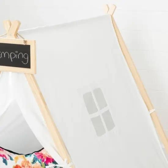 Sweedi Play Tent with Chalkboard Organic Cotton and Pine  - South Shore image {8}