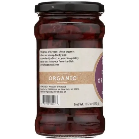 Divina Organic Sliced Kalamata Olives - Case of 6/5.6 oz image {3}