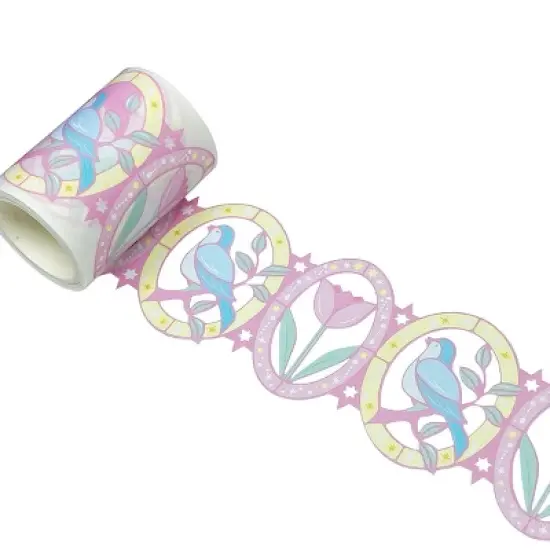 Wrapables Decorative Adhesive Scenic Pattern Hollow Sticker Tape image {22}