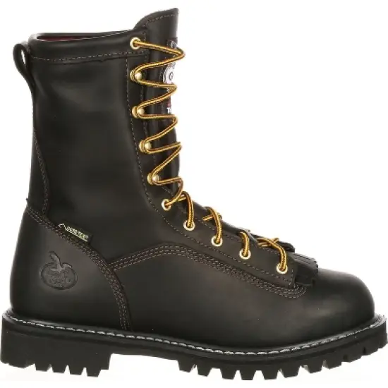 Men's Black Georgia Boot Lace-to-Toe GORE-TEX&reg; Waterproof 200G Insulated Work Boot Size 10.5 image {6}