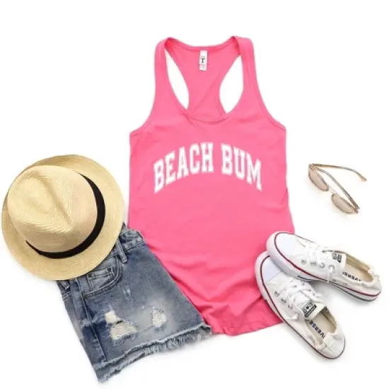 Simply Sage Market Women's Varsity Beach Bum Racerback Tank image {1}