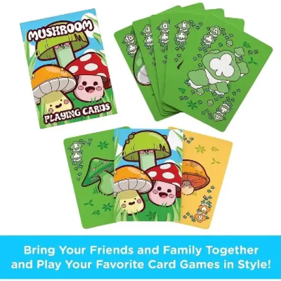 Aquarius Puzzles Mushroom Playing Cards image {1}