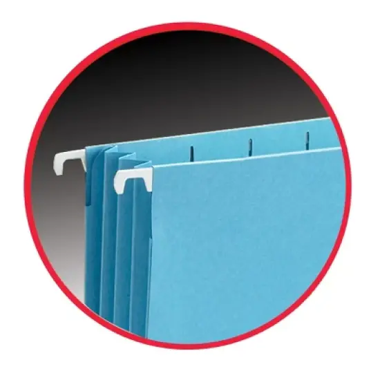 Smead Hanging Pocket with Full-Height Gusset, 3-1/2" Expansion, Letter Size, Assorted Colors, 4 per Pack (64291) image {4}