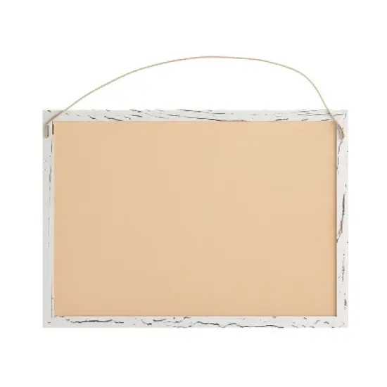 Merrick Lane Linen Display Board with Wooden Frame and Push Pins image {8}