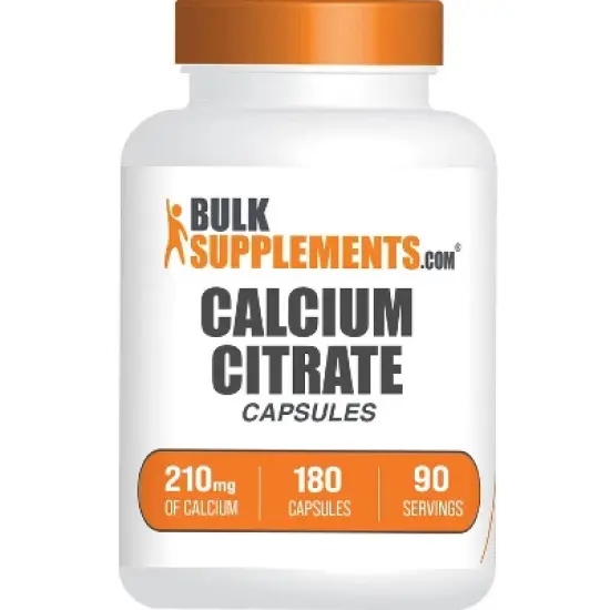 BulkSupplements Calcium Citrate Capsules image {4}