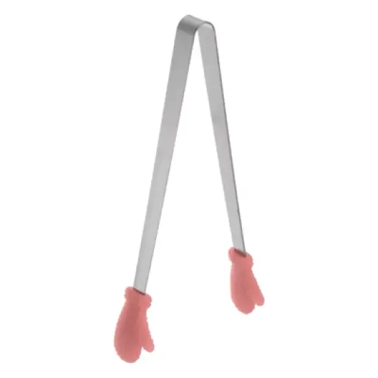 Unique Bargains Stainless Steel Tiny Gloves Shape Cooking Kitchen Food Tongs image {8}