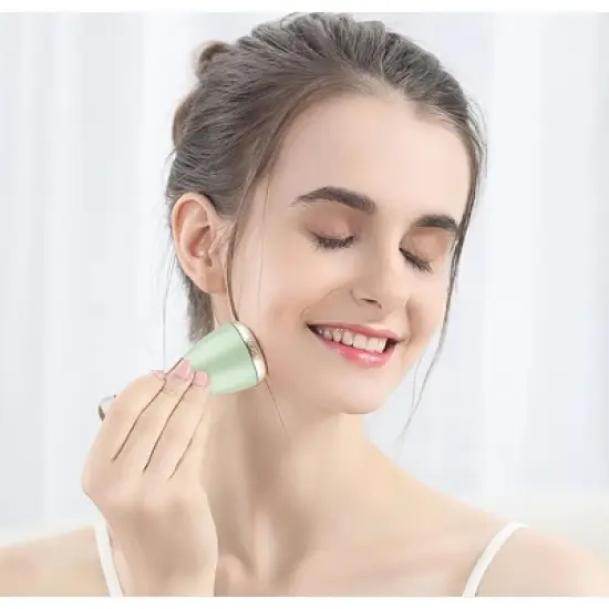 Prospera ML007 Gold Magnetic Facial Massager- Lime Color image {1}