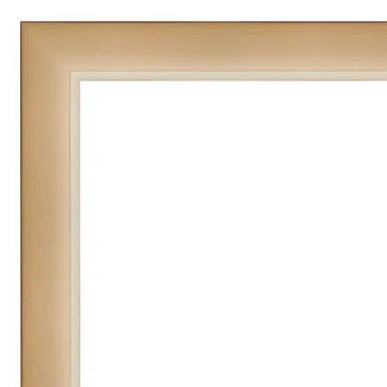 Amanti Art Eva Narrow Framed Corkboard, Natural Cork image {1}
