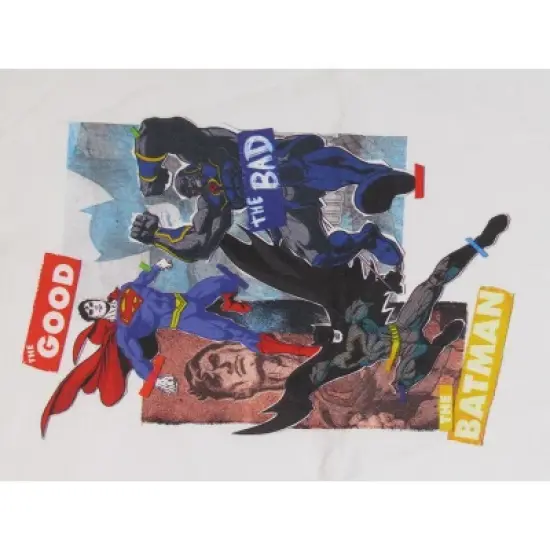 DC Comics Heroes The Good The Bad The Batman White T-Shirt Toddler Boy to Youth Boy image {1}