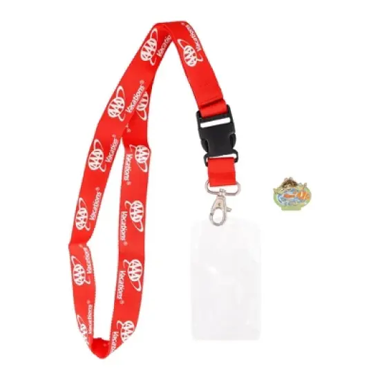Walt Disney Co Disney AAA Vacations Lanyard w/ Finding Nemo Collector Pin image {5}