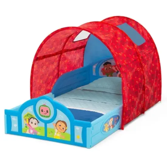 Delta Children CoComelon Sleep and Play Toddler Bed with Tent image {2}