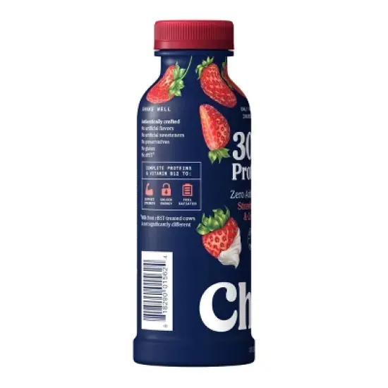 Chobani 30g Protein Strawberries and Cream Greek Probiotic Yogurt Drink - 30g Protein 14 fl oz image {4}