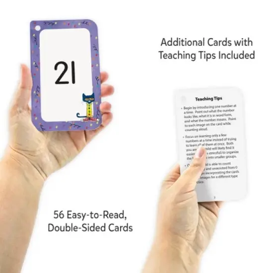 Teacher Created Resources Pete the Cat Numbers 0-25 Flash Cards image {4}