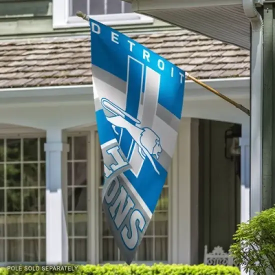 NFL Detroit Lions 28"x40" Retro Banner Flag image {2}