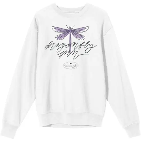 Gilmore Girls Dragonfly Inn Men's White Sweatshirt image {3}