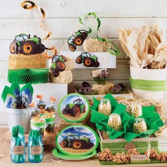 48ct Tractor Time Disposable Napkins image {1}