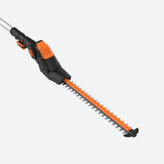 Worx WG252 20" - 20V Pole Hedge Trimmer with 13' Reach, 10-Position Head, Rotating Handle image {6}