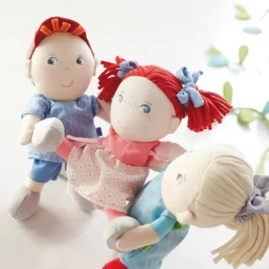 HABA Soft Doll Mirli 8" - First Baby Doll with Red Pigtails image {4}