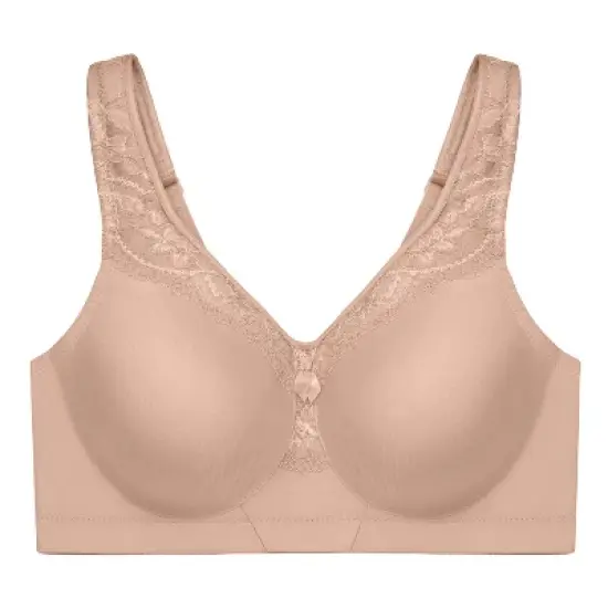 Glamorise Womens MagicLift Seamless Everyday Wirefree Bra 1007 Caf&eacute; image {3}