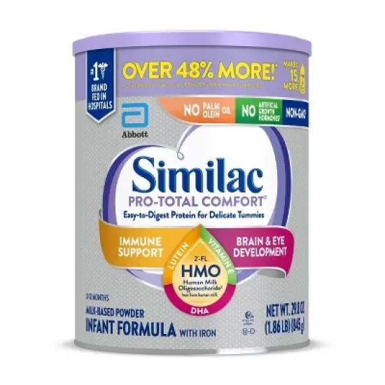 Similac Pro-Total Comfort Non-GMO Powder Infant Formula image {7}
