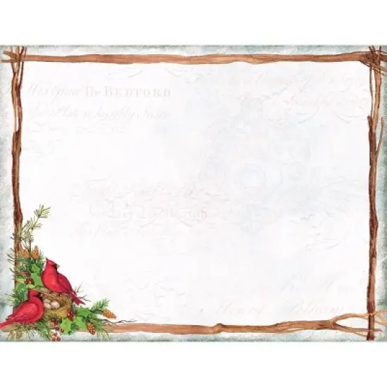 18ct Cardinal Christmas Holiday Boxed Cards image {4}