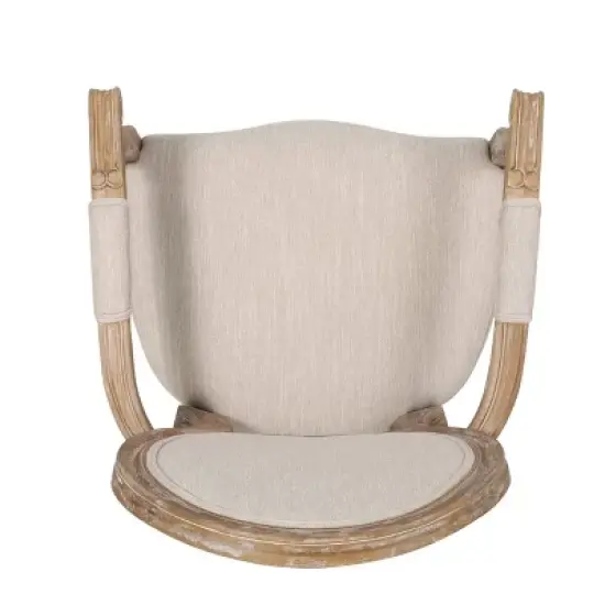 Set of 2 Judith French Country Wood Upholstered Dining Chairs - Christopher Knight Home image {5}