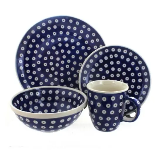 Blue Rose Polish Pottery Manufaktura Dinnerware (4PC) image {6}