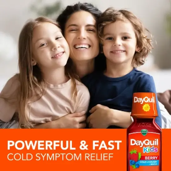 DayQuil Kids' Syrup - Guaifenesin - Berry - 8 fl oz image {2}