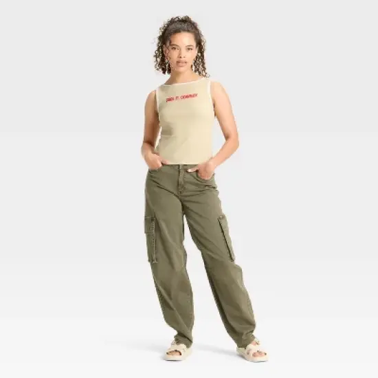 Women's Boat Neck Graphic Tank Top - Wild Fable&trade; image {3}