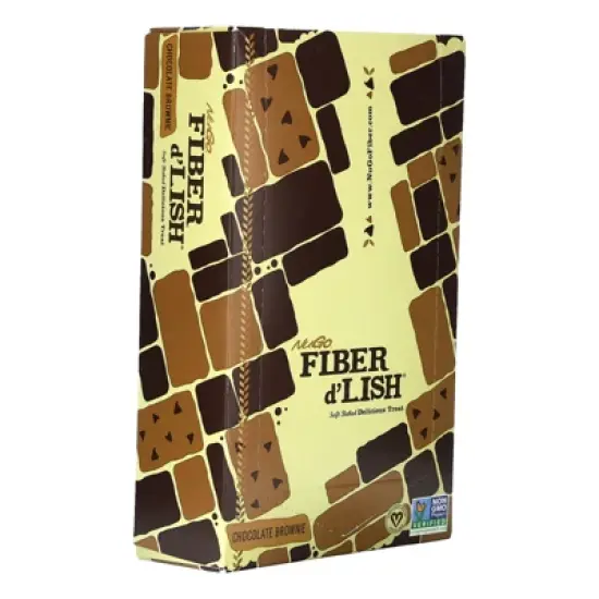 NuGo Nutrition Fiber d'Lish, Chocolate Brownie, 16 Bars, 1.6 oz (45 g) Each image {4}