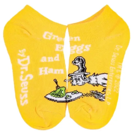 Dr. Seuss Book Titles and Characters Kids Week Of Socks Box Set 7 Pairs Multicoloured image {3}