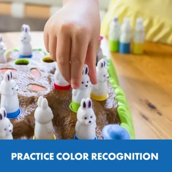 Educational Insights Bunny Hop: Memory & Color Recognition Preschool & Toddler Game, 2-4 Players, Ages 4+ image {3}