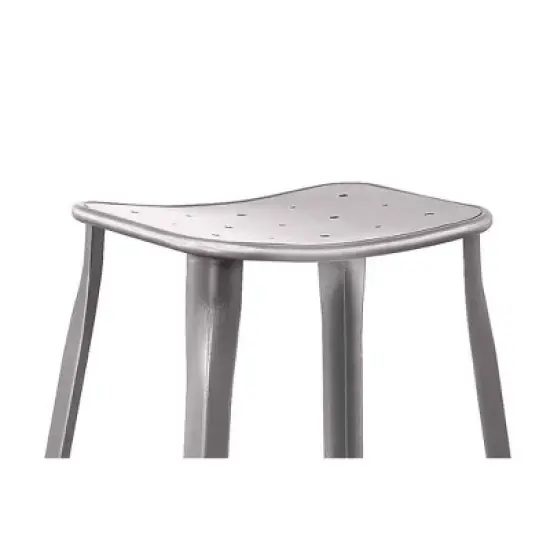 Set of 2 29" Lennon Saddle Backless Barstools - ACEssentials image {1}