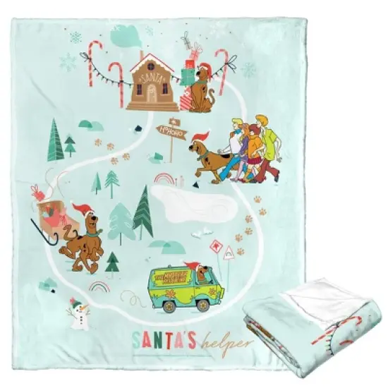 Warner Bros. Scooby-Doo Santas Helpers Silk Touch Throw Blanket 50x60 Inches image {4}