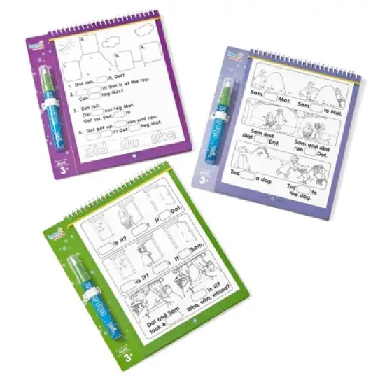 Hand2Mind Bob Books Kindergarten Sight Words Water Workbook Set - 3pk image {3}