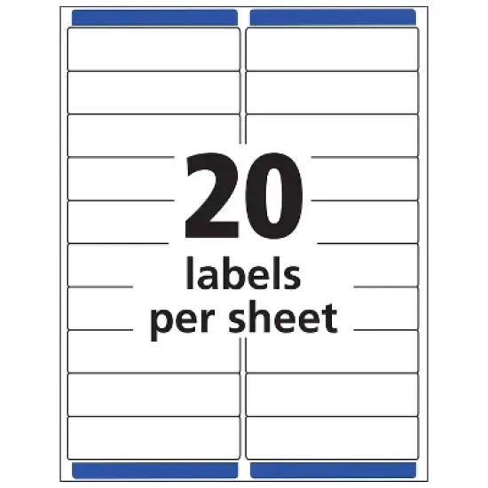 Avery Matte Clear Address Labels Sure Feed 15661 image {4}