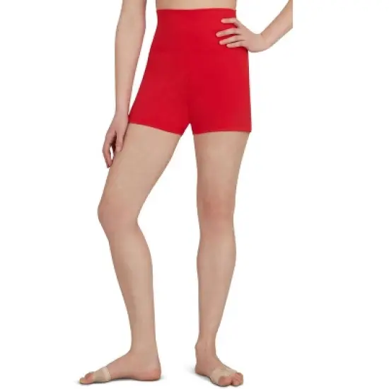 Capezio Women's Team Basics High Waisted Shorts image {7}