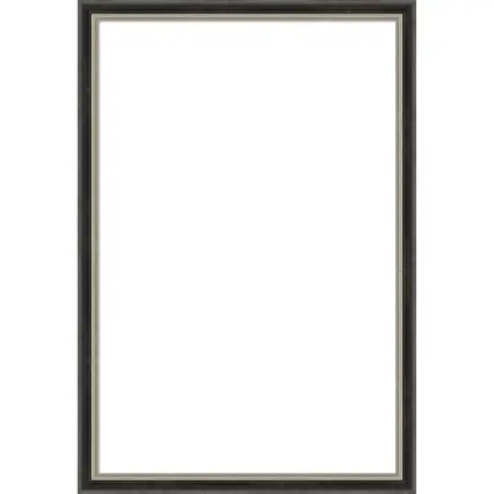 Amanti Art Theo Black Silver Narrow Framed Dry Erase Magnetic Board image {9}