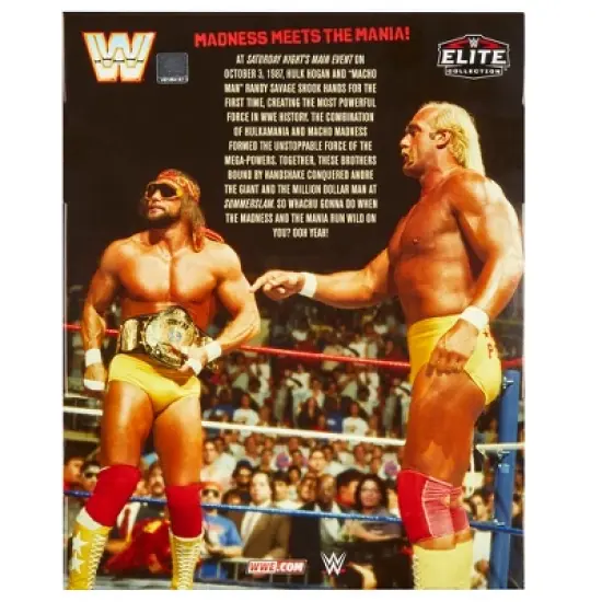 WWE Elite Ringside Exclusive 2-Pack Hulk Hogan & Macho Man Randy Savage Mega Powers Action Figure image {1}