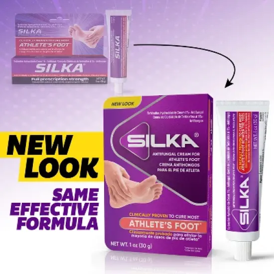 SILKA Athlete's Foot Antifungal Cream 1oz image {7}