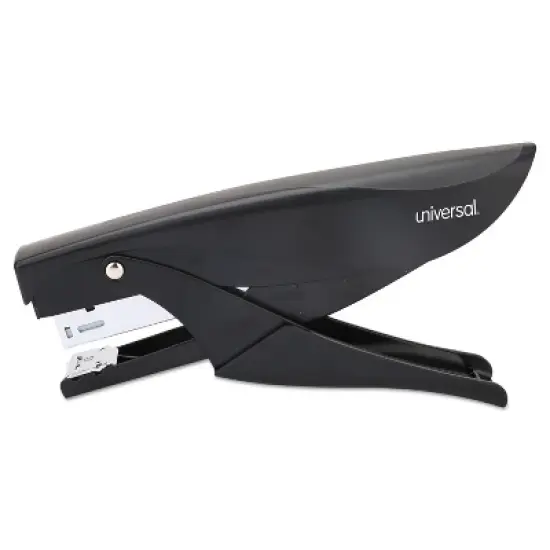 Universal Deluxe Plier Stapler, 20-Sheet Capacity, 0.25" Staples, 1.75" Throat, Black image {2}