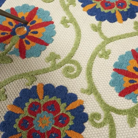 Nourison Aloha Contemporary Floral Outdoor Area Rug image {10}