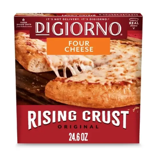DiGiorno Rising Crust Four Cheese Frozen Pizza - 24.6oz image {8}