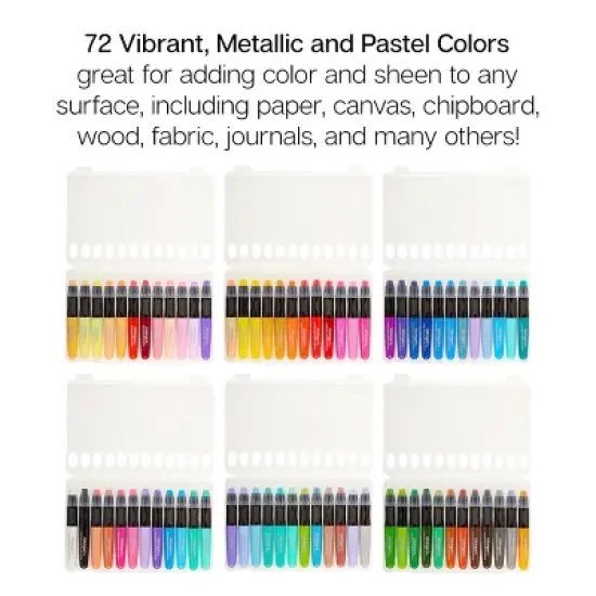KINGART Gel Stick Crayons, 72 Colors image {3}