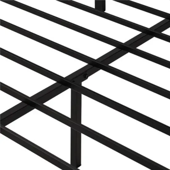 Yaheetech Metal Bed Frame with Headboard and Footboard Mattress Foundation Slatted Bed Base image {7}