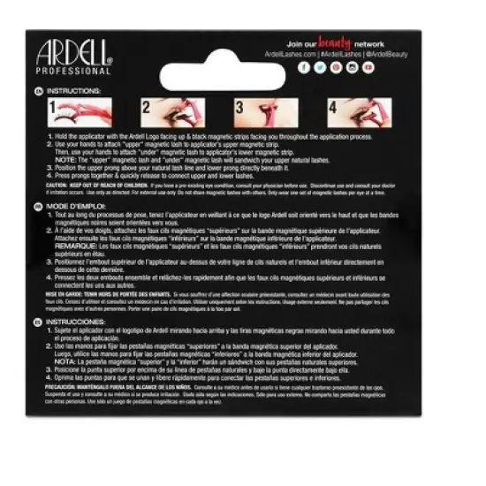Ardell Professional Magnetic Lashes - 113 #70459 - (Pack of 3) image {2}