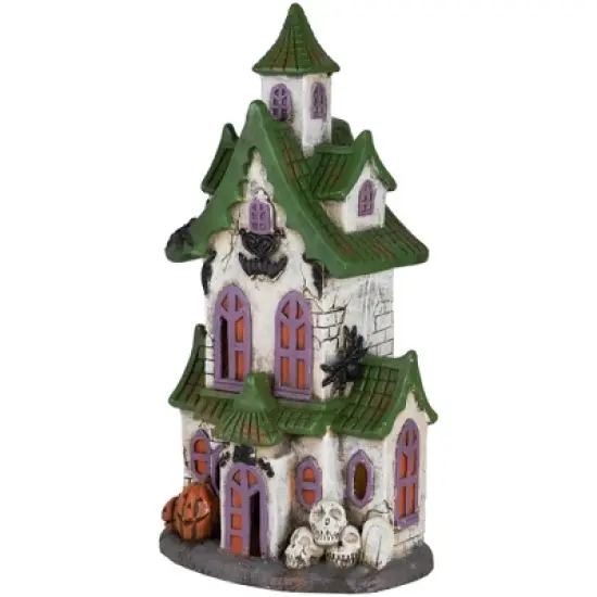 Northlight LED Lighted Haunted House with Skulls Halloween Decoration - 22.75" image {4}